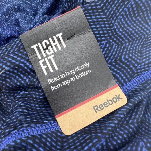 Reebok ombre blue capei tight fit leggings size large NWT - Picture 5 of 6